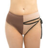 Asymmetric bikini bottom POWDER 00 / NUDE 02