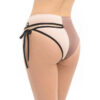 Asymmetric bikini bottom POWDER 00 / NUDE 02