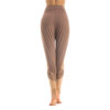 Slim warm-up pants nude 02 (fold over)