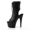 ADORE-1016 Black Faux Leather/Black Matte