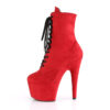 ADORE-1020FS Red Faux Suede/Red Faux Suede