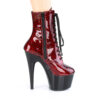ADORE-1020SP Red Snake Print Patent/Black