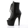 ADORE-1021 Black Faux Leather/Black Matte