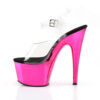 ADORE-708 Clear/Hot Pink Chrome