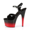 ADORE-709BR-H Black Patent/Black-Red