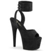 ADORE-791FS Black Faux Suede/Black Faux Suede