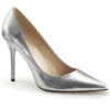 CLASSIQUE-20 Silver Metallic Pu