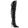 CLASSIQUE-3011 Black Faux Leather