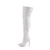 COURTLY-3015 White Multi Glitter