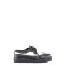 CREEPER-608 Black-White Leather