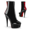 DELIGHT-1010 Black Patent-Red/Black