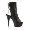 DELIGHT-1018 Black Faux Leather/Black