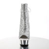 DELIGHT-1018G Silver Glitter/Silver Chrome