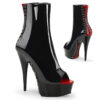 DELIGHT-1025 Black-Red Patent/Black