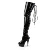 DELIGHT-3063 Black Stretch Patent/Black