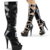 DELIGHT-600-49 Black Stretch Patent/Black