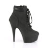 DELIGHT-600TL-02 Black Nubuck Faux Leather/Black Matte