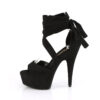 DELIGHT-679 Black Faux Suede/Black Matte