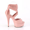 DELIGHT-679 B. Pink Faux Suede/B. Pink Matte