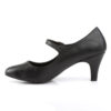 DIVINE-440 Black Faux Leather