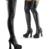 ELECTRA-3000Z Black Stretch Faux Leather/Black Matte