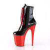 FLAMINGO-1020 Black Patent/Red Chrome