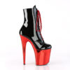 FLAMINGO-1020 Black Patent/Red Chrome