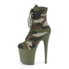 FLAMINGO-1020CAMO Green Camo Fabric/Dark Olive Matte