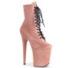 FLAMINGO-1020FS Baby Pink Faux Suede/Baby Pink Faux Suede