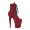 FLAMINGO-1020FS Burgundy Faux Suede/Burgundy Faux Suede