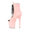 FLAMINGO-1021FS Baby Pink Faux Suede/Baby Pink Faux Suede