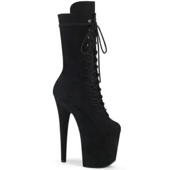 FLAMINGO-1050FS Black Faux Suede/Black Faux Suede - US6