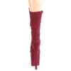 FLAMINGO-1050FS Burgundy Faux Suede/Burgundy Faux Suede