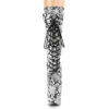 FLAMINGO-1050SP Black-White Snake Print/Black-White Snake Print