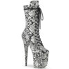 FLAMINGO-1050SP Black-White Snake Print/Black-White Snake Print