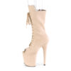 FLAMINGO-1051FS Beige Faux Suede/Beige Faux Suede