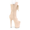 FLAMINGO-1051FS Beige Faux Suede/Beige Faux Suede