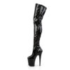 FLAMINGO-3000 Black Stretch Patent/Black