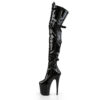 FLAMINGO-3028 Black Stretch Patent/Black