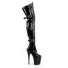 FLAMINGO-3028 Black Stretch Patent/Black