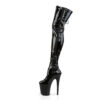 FLAMINGO-3050 Black Stretch Patent/Black