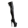 FLAMINGO-3050 Black Stretch Patent/Black