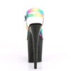 FLAMINGO-808RB Rainbow PVC/Black