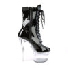 FLASHDANCE-1020-7 Black Patent/Clear