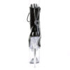 FLASHDANCE-1020-8 Black Patent/Clear