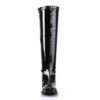 GOGO-300WC Wide Calf Black Stretch Patent