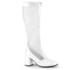 GOGO-307 White Stretch Patent-Mesh