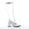 GOGO-307 White Stretch Patent-Mesh