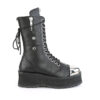 GRAVEDIGGER-14 Black Vegan Leather