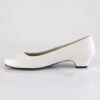 GWEN-01 White Faux Leather